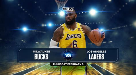 Bucks vs. Lakers Odds, Pick, Prediction .